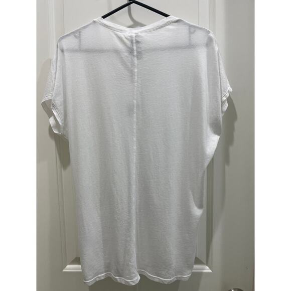 NWT Bobi Los Angeles Essentials Ruched Front Top - White Sz XS - Picture 5 of 5